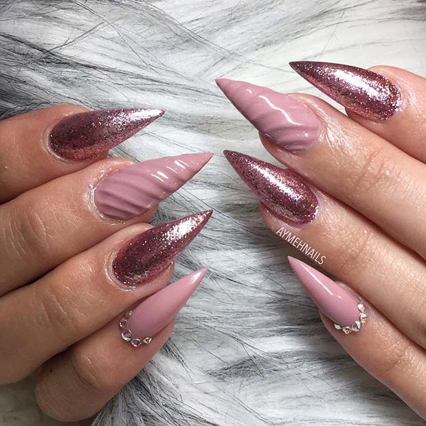 10+ Bold Pointy Nails Collection